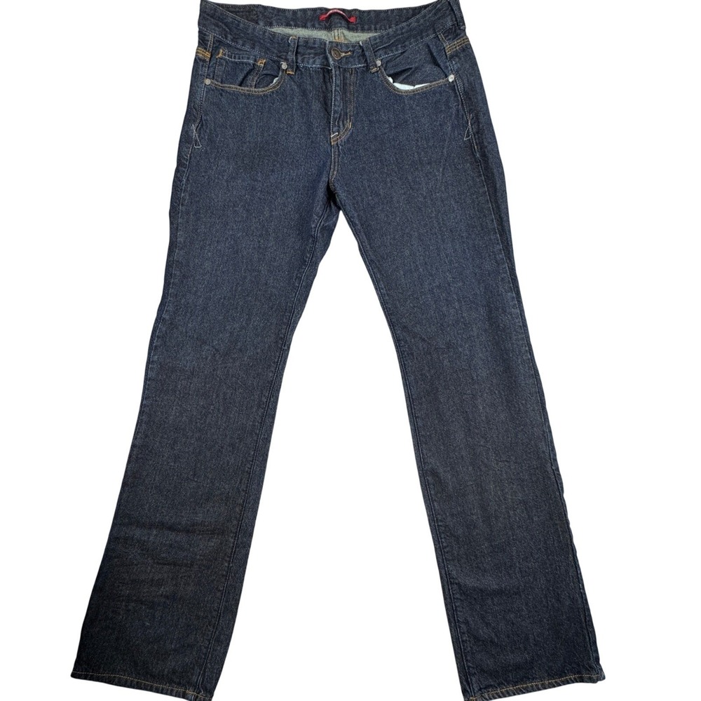 Vintage Unionbay Jeans Mens 36x32 Y2K Dark Wash Denim‎ Straight Leg Casual Pants